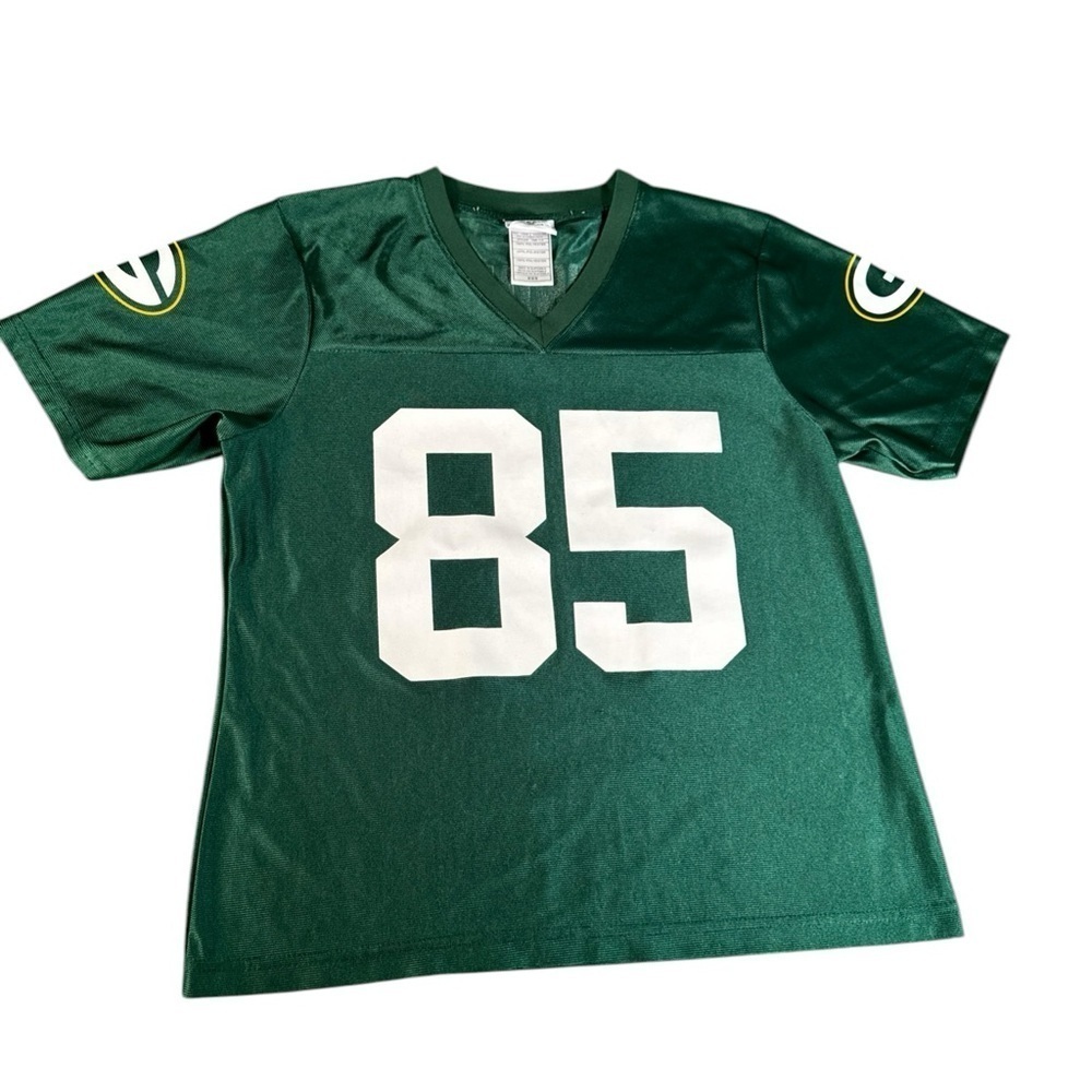 Green Bay Packers Jersey NFL Team Apparel Womens Medium Football 85 Jennings
